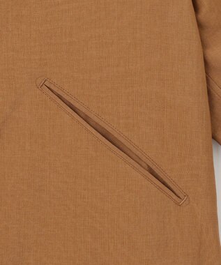 J.PRESS YORK STREET 【UNISEX】リネンライク コーチジャケット ブラウン系