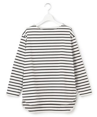 J.PRESS YORK STREET 【WOMEN】バスクTシャツ ホワイト系1