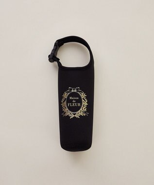 Maison de FLEUR フレームロゴボトルケース Black