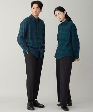 【男女兼用】クリーンチェック ネルシャツ
