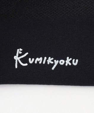 組曲 KIDS 【120-160㎝】花柄 ナイロンタイツ ブラック系