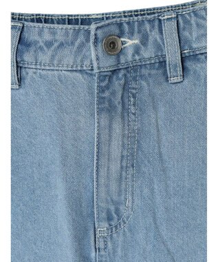 earth music&ecology ペプラムマーメイドデニムスカート Light Indigo