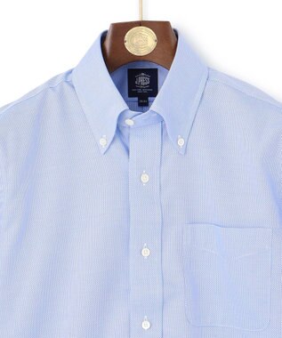 J.PRESS MEN 【PREMIUM PLEATS / 形態安定】バスケットドビーシャツ / B.D. サックスブルー系