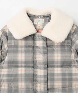 組曲 KIDS 【150-170㎝】ショートダウン チェック系5