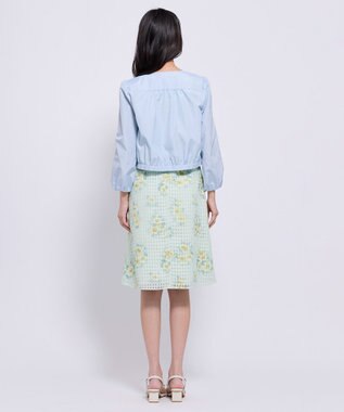 TOCCA SWEET FRILL JACKET ジャケット スカイブルー系