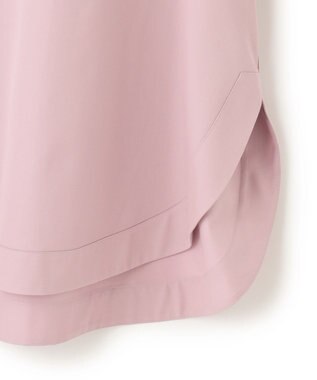 23区 【23区 lab.】ハイカウントコットン ロールアップカフス シャツ モーブピンク系