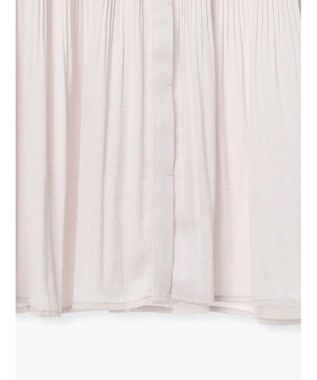 Te chichi プリーツサテンブラウス Ｓグレー