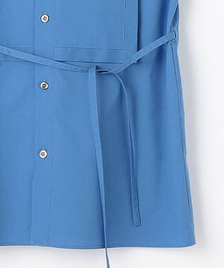 #Newans 【ANSWER for モダンベーシック】ビブヨークデザインブラウス ブルー系