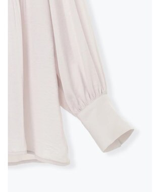 Te chichi プリーツサテンブラウス Ｓグレー