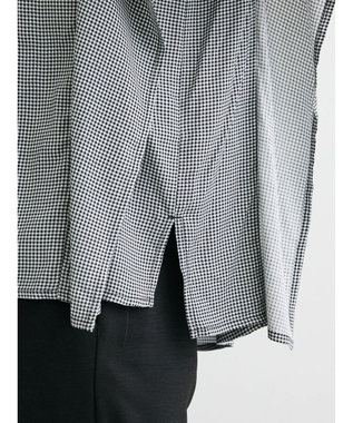 Green Parks 接触冷感　アソート柄ブラウス Gingham Check