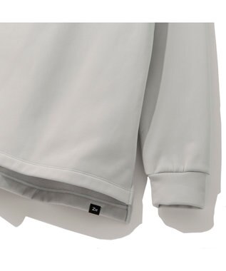 ZERO HALLIBURTON 【洗える】超軽量ロングスウェット 82747 軽い トレーナーストレッチ 保温 ゴルフ ZHG-W10a グレー