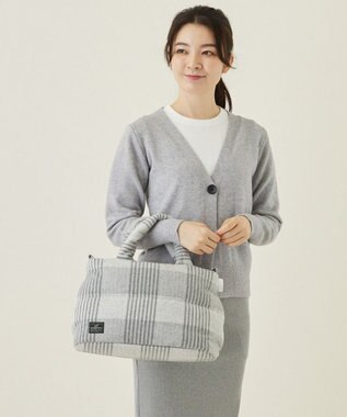 ROOTOTE 1472【温活＆軽量】LT.フェザールー.デリ.マテリアル-A 04：チェックグレー