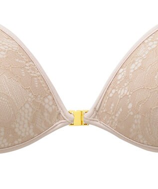 BRADELIS New York 【NuBra / ボリュームアップ】パテッドヌーブラ ミリーヴ  蒸れにくい バックレス コレクション デザインヌーブラ 正規品 ベージュ