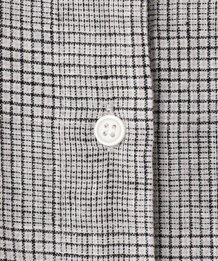 ANY ヨーロピアンリネンシャツワンピース チェック