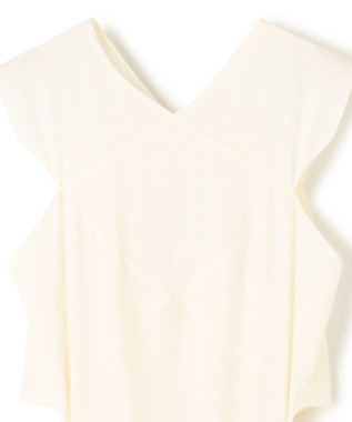 JOSEPH シルキービシー　ドレス Ivory