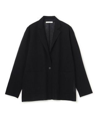 BEIGE， PYRRHOT / シアーコンビ ニットジャケット Black