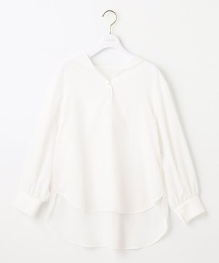 ANY SIS 【洗える】フーディ シャツ オフホワイト