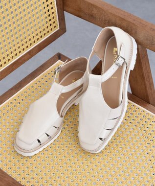 INTER-CHAUSSURES 【PASCUCCI】ソフトスクエアトウグルカシューズ