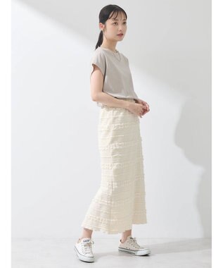 earth music&ecology フレンチＴ Beige