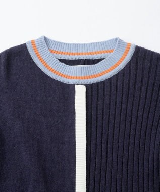 TRICOTE センターライン オーバーセーター 39NAVY