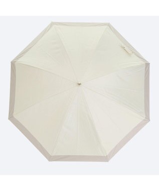 MOONBAT 晴雨兼用日傘 長傘 バイカラー切継／遮光 遮熱 UV オフホワイト