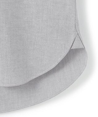 J.PRESS MEN 【WEB・一部店舗限定】オックス バンドカラーシャツ ライトグレー系