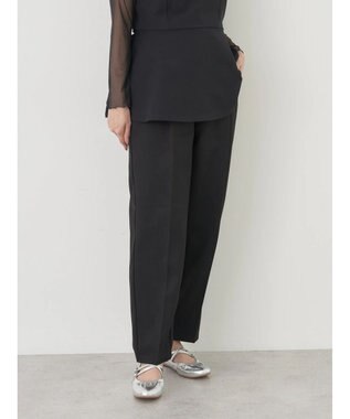 earth music&ecology テーパードパンツ Black