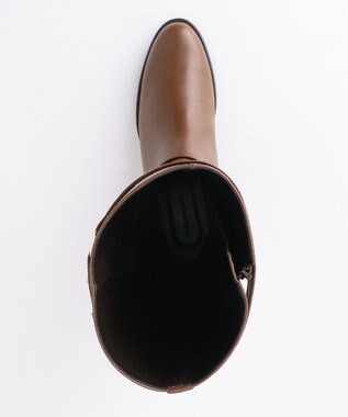 23区 【CLASSY.1月号掲載】ジョッキーベルト ブーツ ダークブラウン系