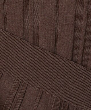 J.PRESS MEN 【FLEX YARN】ケーブルニット ブラウン系