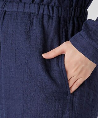 UCHINO マシュマロガーゼシンプルパジャマ ユニセックス ネイビー