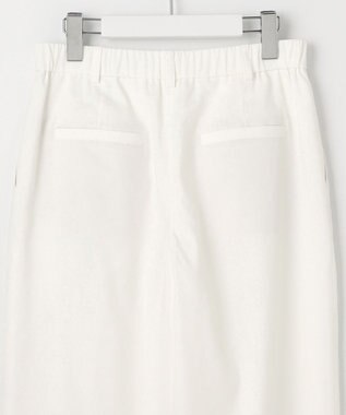 自由区 S 【セットアップ対応・洗える】LIPストレッチワイドストレート パンツ オフ