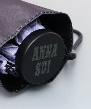AURORA 【 ANNA SUI（アナ スイ）】マイメロディ&クロミ 晴雨兼用傘（折りたたみ傘）シルエット ブラック