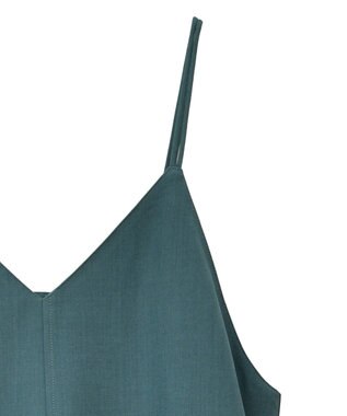 YECCA VECCA 【前後2way】レースアップキャミワンピース Blue Green