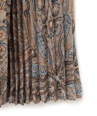 J.PRESS YORK STREET 【WOMEN】エアリープリーツ デザインスカート ブルー系5