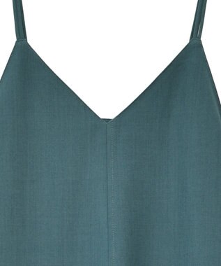 YECCA VECCA 【前後2way】レースアップキャミワンピース Blue Green