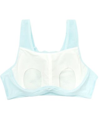 WACOAL 【ナイトアップブラ】 ノンワイヤーブラ 睡眠中のバストの不快感をやわらげる 寝汗の不快さを防ぐ ナイトブラ 夜用ブラ レディース BRA167 /ワコール サックス