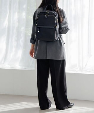 ACE BAGS & LUGGAGE ace. ラプリム リュック レディースビジネス A4 13.3インチサイズ 68801 エース ブラック×ゴールド