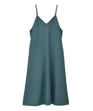 YECCA VECCA 【前後2way】レースアップキャミワンピース Blue Green