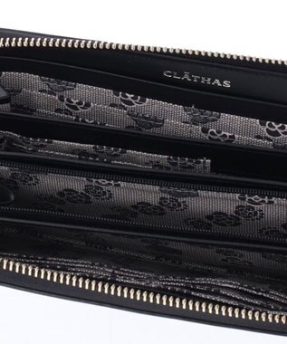 CLATHAS シストロン ラウンド長財布 ブラック