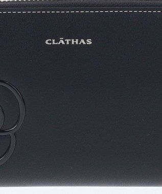 CLATHAS シストロン ラウンド長財布 ブラック