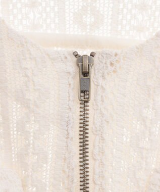 Green Parks Ｉ　レースシャツブルゾン Ivory