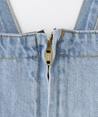 ANY L 【洗濯機可】デニムサロペット フェードインディゴ