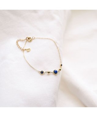 blancotokyo 【金属アレルギー対応】天然石ブレスレット amulet ゴールド