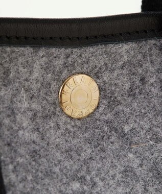 TOPKAPI 【Breath TOPKAPI】イタリアンフェルト ショルダー付 ミニ トートバッグ S チャコールグレー