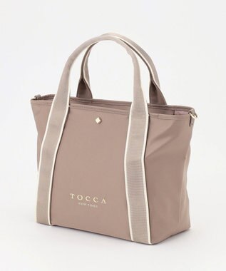 TOCCA BICOLOR RIBBON NYLON M トートバッグ M ベージュ系
