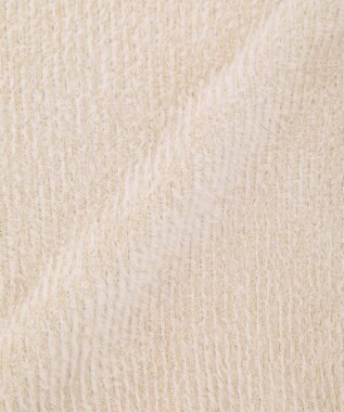 earth music&ecology SET2点チャーム付きシャギーニット＋インナー Pink Beige