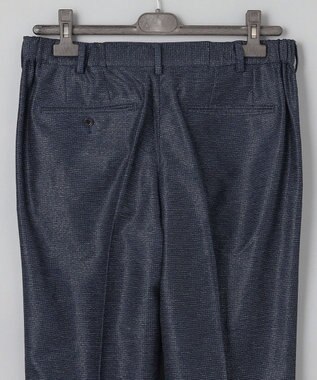 GOTAIRIKU 新素材セットアップ【通気性抜群/洗える/シワになりにくい】カラミプリントストレッチセットアップ パンツ ネイビー系8