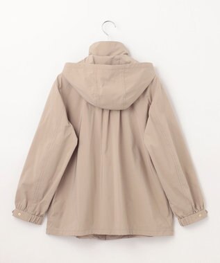 J.PRESS LADIES L 【洗える・撥水】マイクロタフタ フーデッド ショート コート モカ系