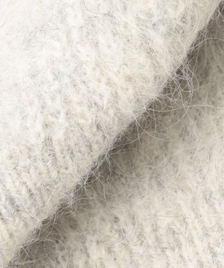 uncrave アルパカファーニット Vネックベスト ナチュラル