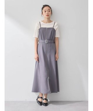 earth music&ecology ダブルジップキャミドレ